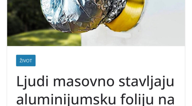 LJUDI MASOVNO STAVLJAJU ALUMINIJUMSKU FOLIJU NA ULAZNA VRATA: Biće vam žao što ranije niste otkrili GENIJALNU caku