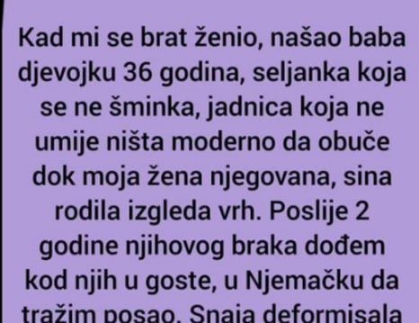 “Kad mi se brat ženio, našao djevojku od 36 godina”