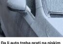 Da li auto treba prati na niskim temperaturama?