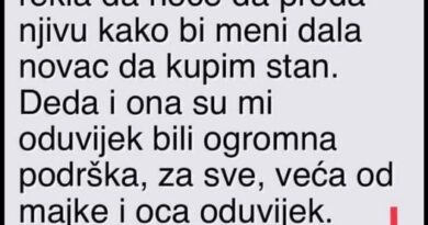 “Baba me je pozvala i rekla da hoće da proda njivu”