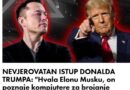 NEVJEROVATAN ISTUP DONALDA TRUMPA: “Hvala Musku, on poznaje kompjutere za brojanje glasova bolje…”