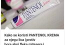 Kako se koristi PANTENOL KREMA za njegu lica (protiv bora,akni,fleka,mitesera i ožilljaka)?