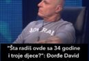 “Šta radiš ovde sa 34 godine i troje djece?”: Đorđe David šokirao izjavom u ZG, takmičarka mu brutalno uzvratila