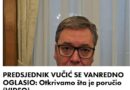 PREDSJEDNIK VUČIĆ SE VANREDNO OGLASIO: Otkrivamo šta je poručio (VIDEO)