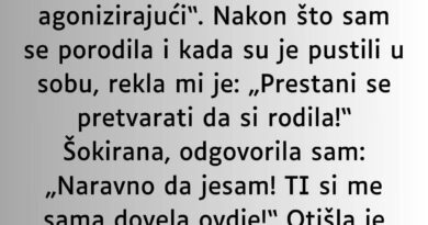 “Otkako sam ostala trudna…”