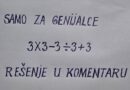 Proste matematičke operacije, a niko ne zna rešenje: Zadatak posvađao ljude, misle da je za genijalce