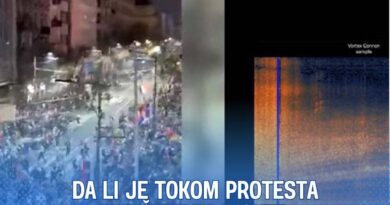 BEOGRAD POD LUPOM: Da li je tokom protesta korišten tajnoviti “VORTEX TOP”?