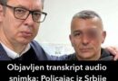 Objavljen audio snimak: Policajac iz Srbije priznao da ga je udario kolega