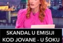 SKANDAL U EMISIJI KOD JOVANE – U ŠOKU NAKON RIJEČI GOSTA: “Vi ste lijepa žena, ali…”